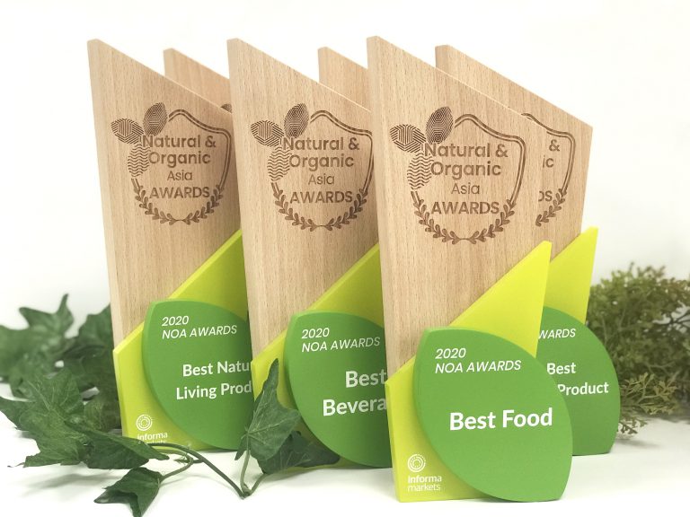 Natural & Organic Asia Awards NOAaward trophy 768x576 - Natural & Organic Asia Awards